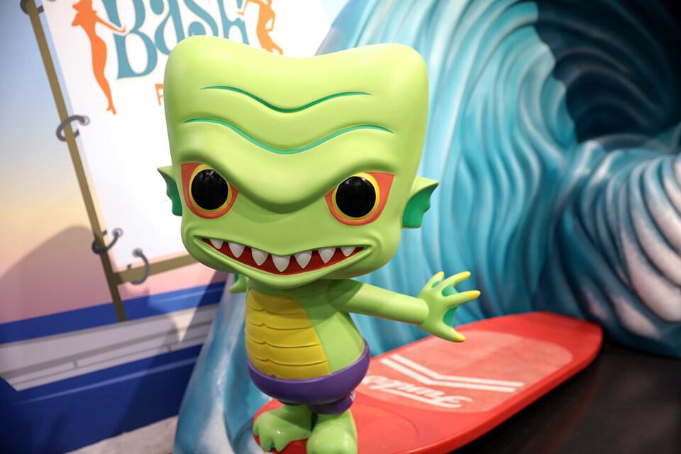The Funko convention booth at WonderCon in Anaheim in 2022.